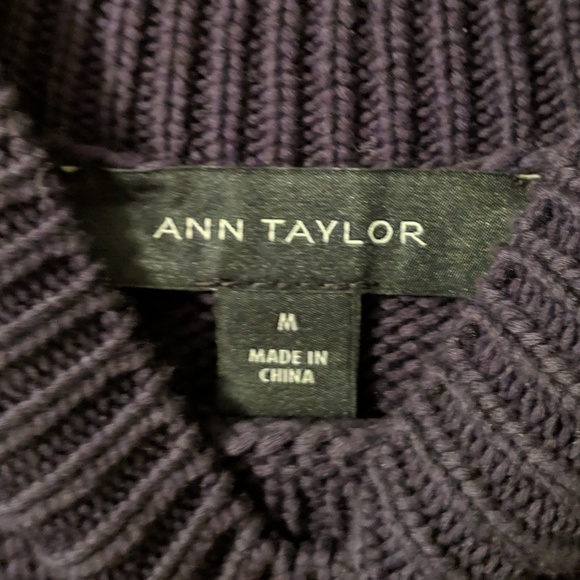 Ann Taylor Essential Navy Blue Halter Top - Picture 4 of 5